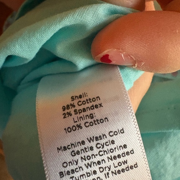 Talbots Vibrant Floral Stripe Midi Dress - Picture 3 of 3